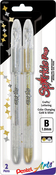 Gold & Silver Ink - Pentel Sparkle Pop Metallic Gel Pens 1.0mm 2/Pkg