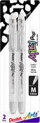 White Ink - Pentel Milky Pop Pastel Gel Pens .8mm 2/Pkg