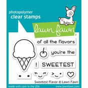Sweetest Flavor Lawn Fawn Clear Stamps