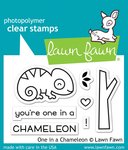 One In A Chameleon Lawn Fawn Clear Stamps