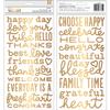 My Bright Life Gold Foil Phrase Thickers - Pebbles