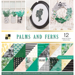 Palms & Ferns - DCWV Double-Sided Cardstock Stack 12"X12" 36/Pkg