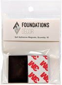 Foundations Decor Self-Adhesive Magnets 10/Pkg