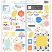 Simple & Sweet Chipboard Stickers - Pinkfresh
