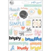 Simple & Sweet Puffy Stickers - Pinkfresh