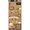 Kraft With Gold Foil Stickers - Shine On - Amy Tangerine