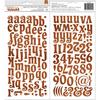 Chipboard Alphabet Stickers - Yuletide Carol - BoBunny