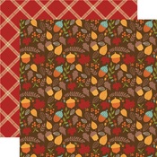 Autumn Acorns Paper - Celebrate Autumn - Echo Park