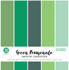 Green Promenade, 5 Colors/6 Each - Colorbok 78lb Smooth Cardstock 12"X12" 30/Pkg