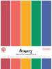 Primary, 5 Colors/10 Each - Colorbok 78lb Smooth Cardstock 8.5"X11" 50/Pkg