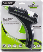Black - Dual-Temp Full Size Cordless/Corded Hot Glue Gun