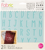 ABC - Fabric Creations Adhesive Stencil 6"X6"