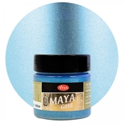 Ice Blue Maya Gold Metallic Paint - Viva Decor