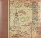 MBI Postmark Travel Post Bound Album 12"x12"