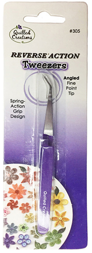 Reverse Action Quilling Tweezers - 877055001043