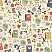 I Love School Paper - School Rocks - Simple Stories