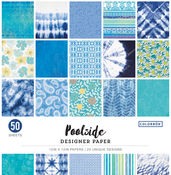 Poolside - Colorbok 68lb Designer Single-Sided Paper 12"X12" 50/Pkg