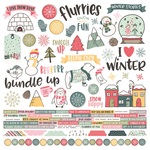 Freezin Season Combo Stickers - Simple Stories