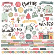 Freezin Season Combo Stickers - Simple Stories
