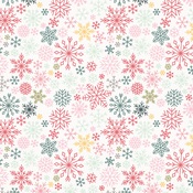 Flurries Paper - Freezin Season - Simple Stories