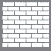 Brick Wall - Americana Mixed Media Stencil 12"X12"