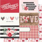 4x6 Horizontal Elements Paper - Kissing Booth - Simple Stories