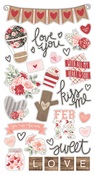 Chipboard Stickers - Kissing Booth - Simple Stories