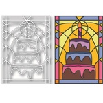 Cake Stained Glass Die - Tutti