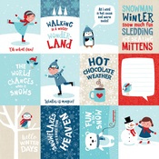 3x4 Journaling Cards Paper - Celebrate Winter - Echo Park
