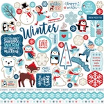 Celebrate Winter Element Sticker - Echo Park