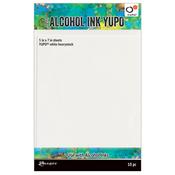 White 5x7 Yupo Heavystock Paper - Tim Holtz Alcohol Ink - Ranger