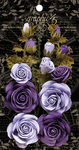 French Lilac & Purple Royalty Rose Bouquet Collection - Graphic 45