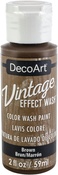 Brown - Vintage Effect Wash Paint 2oz