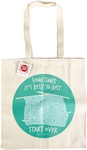 Sometimes It's Better To Just Start Over - K1C2 Knit Happy Tote 14"X15"X4"