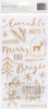 Merry Days Phrase & Accents Gold Puffy Thickers - Crate Paper