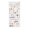 Alphabet Chipboard Thickers - Whimsical - Pink Paislee