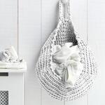 Off White - Hoooked Storage Bag Yarn Kit W/Zpagetti Yarn