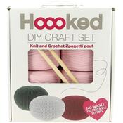 Cherry Blossom - Hoooked Knit & Crochet Pouf Kit W/Zpagetti Yarn