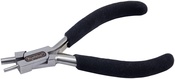 Silver With Black Handles - Memory Wire Finishing Pliers With 2mm & 4mm Diameter Ends