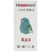 Turquoise - Hoooked Love Bird Yarn Kit W/Eco Barbante Yarn