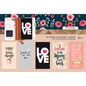 Love Quotes Travel Notebook Sticker Wallpaper - Websters Pages