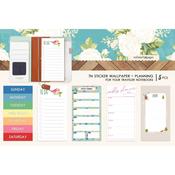 Colors Planning Travel Notebook Sticker Wallpaper - Websters Pages