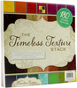 Timeless Textures, 60 Designs/3 Each - DCWV Single-Sided Cardstock Stack 12"X12" 180/Pkg