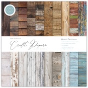 Wood Textures, 20 Designs - Craft Consortium Double-Sided Paper Pad 12"X12" 30/Pkg