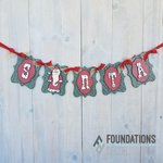 Santa Banner - Foundations Decor