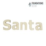 Santa Word Only - Foundations Decor