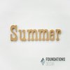 Summer Word Only - Foundations Decor