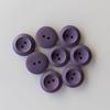 8 Large Purple Buttons - Foundations Decor