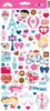 French Kiss Icons Sticker Sheet - Doodlebug
