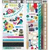 Color Kaleidoscope Accents & Phrase Stickers - Vicki Boutin